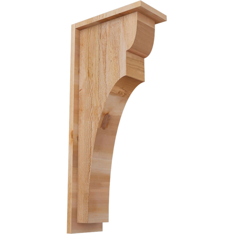 Yorkshire Yorktown avec plaque arrière, H 28 po x l 6 po x P 12 po, Cèdre rouge, Sciage brut