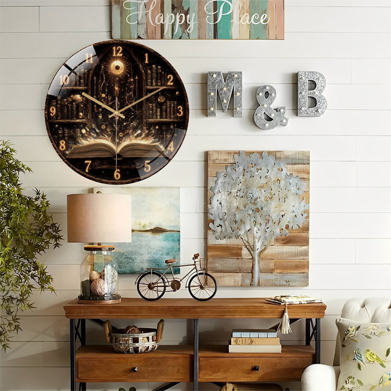 Horloge murale 12 po