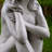Thinking Lady Sculpture Resin Garden Statue