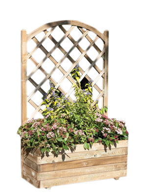 Rowlinson Rectangular Planter & Lattice