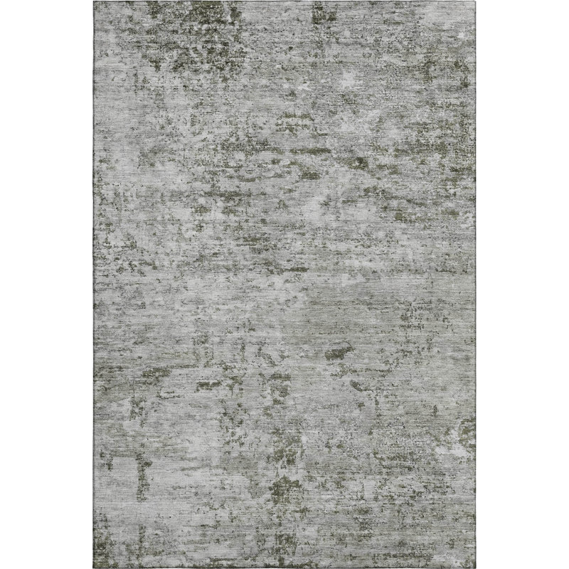 Premium Machine Washable Lubbers AMF1723 Modern Rug, Rectangle 10' x 14'