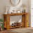 Farmhouse Entryway Table, Rustic Slim Console Sofa Table , Melamine Easy Clean Surface Multi-layer Storage Stable Structure Versatile Accent Furniture For Home Living Space-180963495