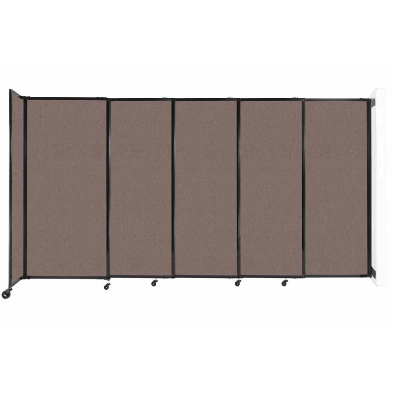Cloison coulissante 5 pi, Caraïbes, 60" H x 186" W x 1" D