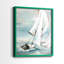 Réglage de la voile - Impression encadrée de qualité supérieure - Prêt à être accroché - aucun clou requis - aucun clou requis-1921259458-1921259513