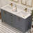 Rooh 60'' Double Bathroom Vanity with White Quartz Top-101808836-101808838