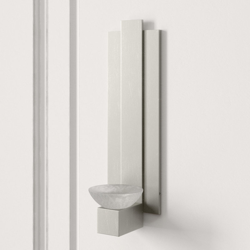 Delphi 1 - Light LED Armed Sconce, Silver