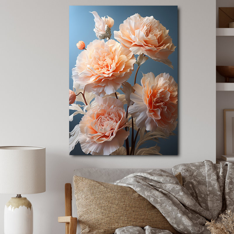 Oeillets fantaisistes de Yermek, impression sur toile encadrée, H 40 po x l 30 po x P 1,5 po, Toile tendue