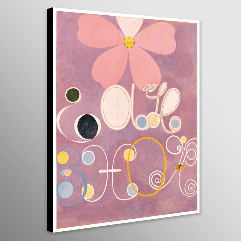 The Ten Largest No.5 Adulthood by Hilma AF Klint - Wrapped Canvas Print, 117cm H x 81cm W x 4cm D