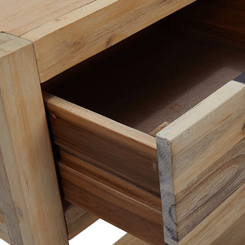 Moncada Solid Wood Console Table, Natural