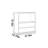 American style luxurious black bookcase
