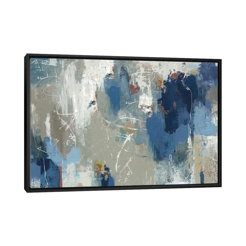 «Flutter», reproduction sur toile, H 18 po x l 26 po, Toile encadrée, Noir