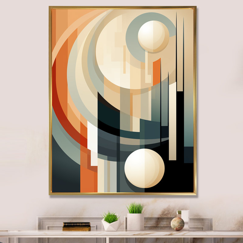 Vecteurs de vanille formes abstraites I - Décoration murale formes abstraites, H 20 po x l 12 po x P 1 po