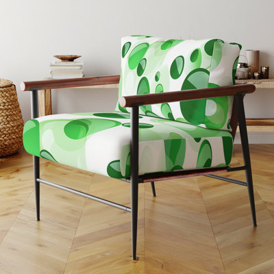 Fauteuil en velours Hulten