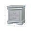 Wooden Nightstand With 2 Drawers-998310945