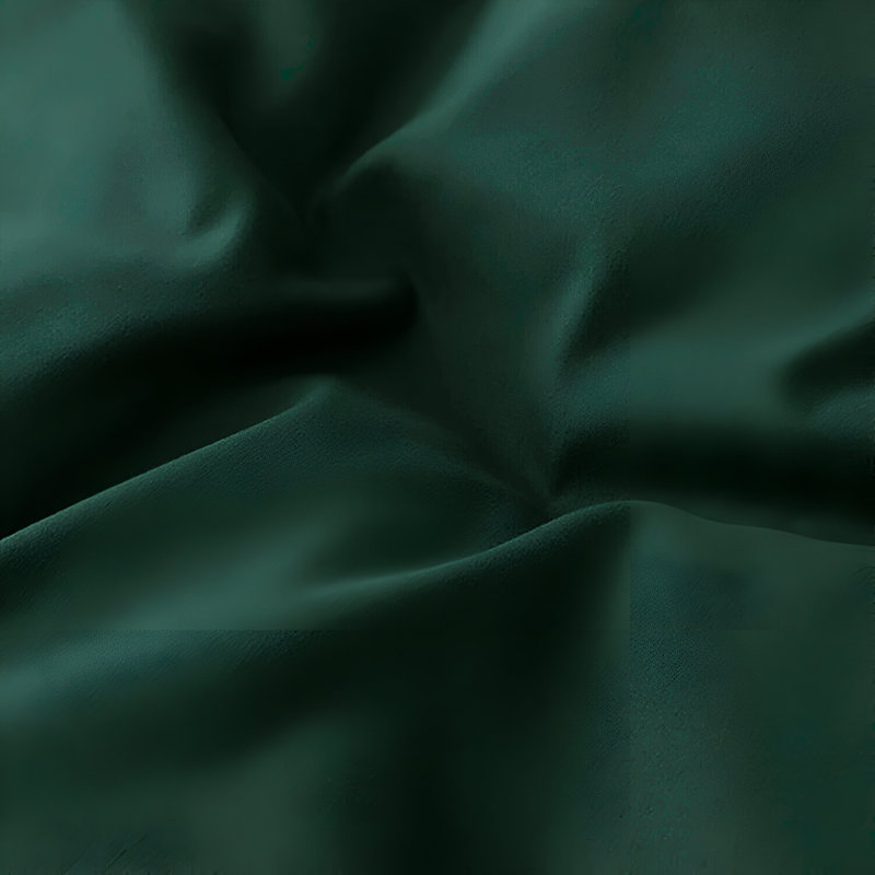 Premium 4-Piece Microfiber Duvet Cover Complete Set, Emerald, Kingsize Duvet Cover Set + 3 Additional Pieces