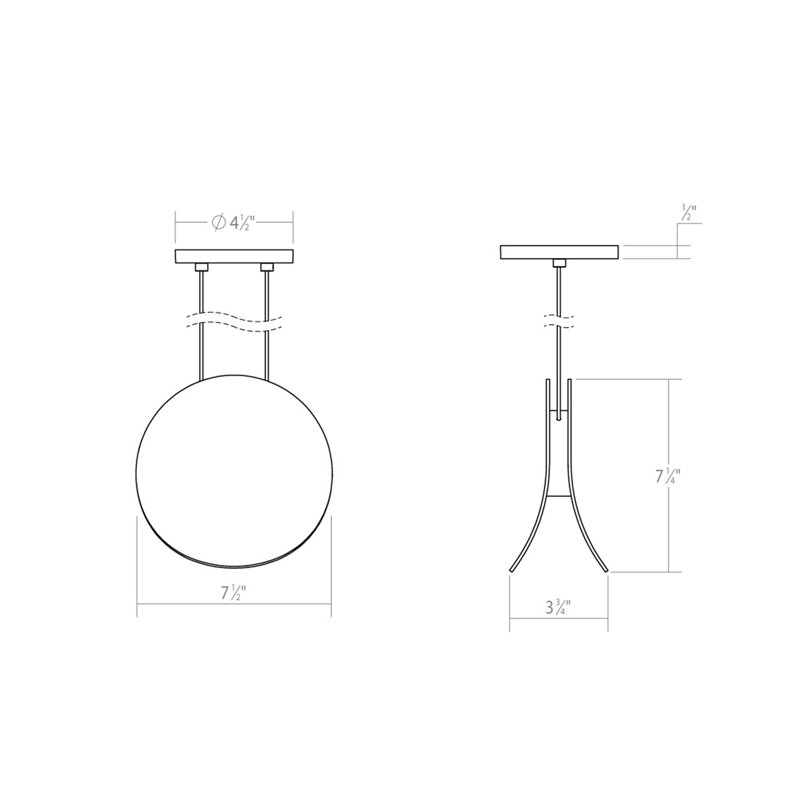 Malibu Discs 1 - Light LED Pendant, 14" H x 14" W x 6.25" D, Dove Gray