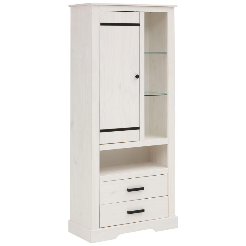 Brecksville Dining Hutch Welsh Dresser, White Lacquer
