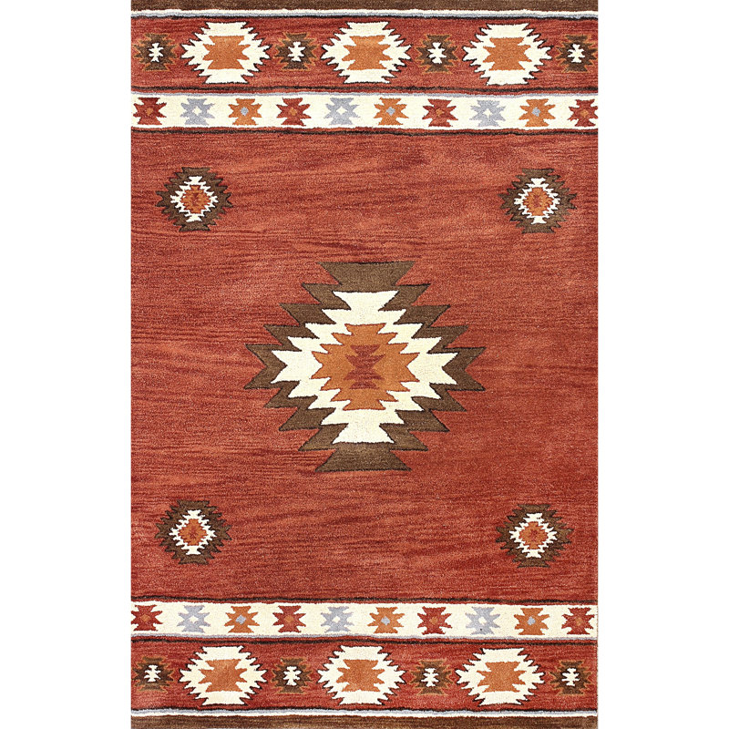 Ilgonis Wool Southwestern Indoor Rug, Rectangle 8'6" x 11'6"