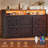 47.2'' W 2 -drawer File Cabinet Farmhouse Filing Cabinets with Barn Door & Power Outlets-16289697