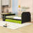 Full Daybed with Twin Trundle, Desk and USB Port-79144961