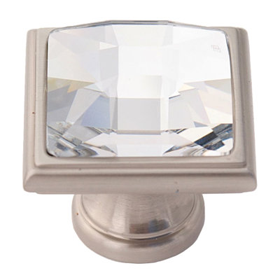 Swarovski Crystal Square Knob