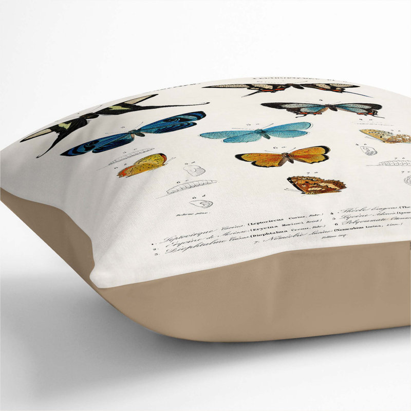 Square Throw Cushion, Stone, 40cm H x 40cm W x 15cm D