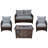 Weinmann 50.59 " W Loveseat with Cushions-146515397