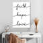 Signe mural Kema Faith Hope Love-108255701