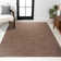 Antto Solid Low-Pile Brown Rug