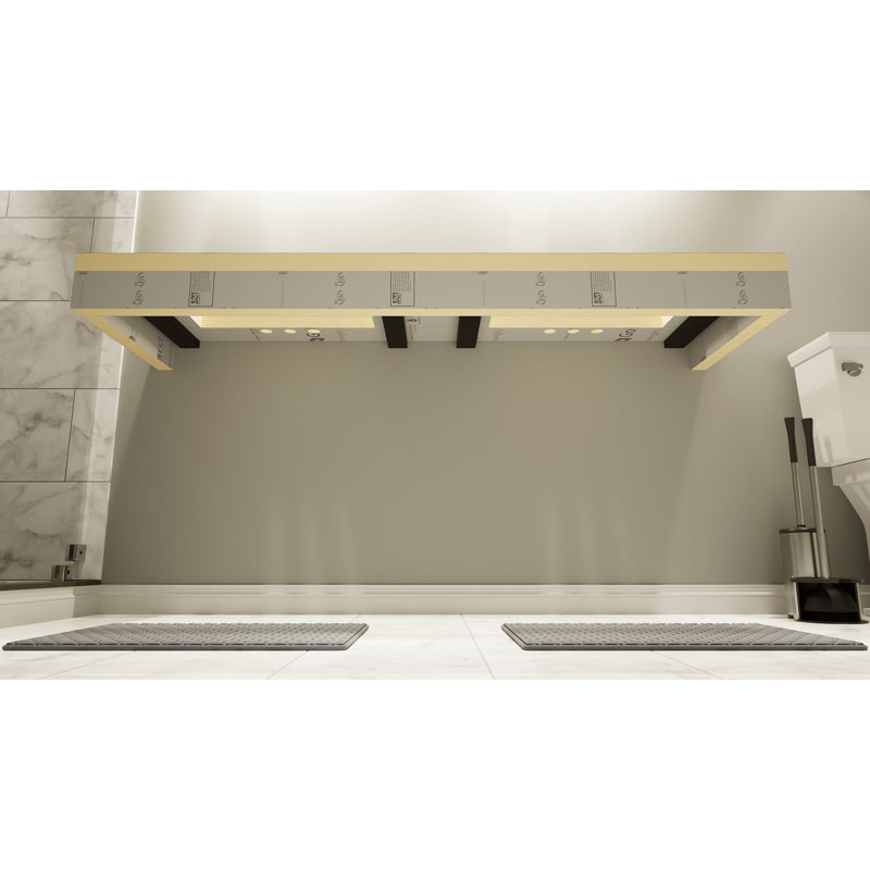Ensemble de meuble-lavabo flottant avec GoBoard® Original - Support de meuble-lavabo original 72 po