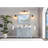 48" Solid Wood Single Bathroom Vanity with 1" Engineered Marble Top-38100113