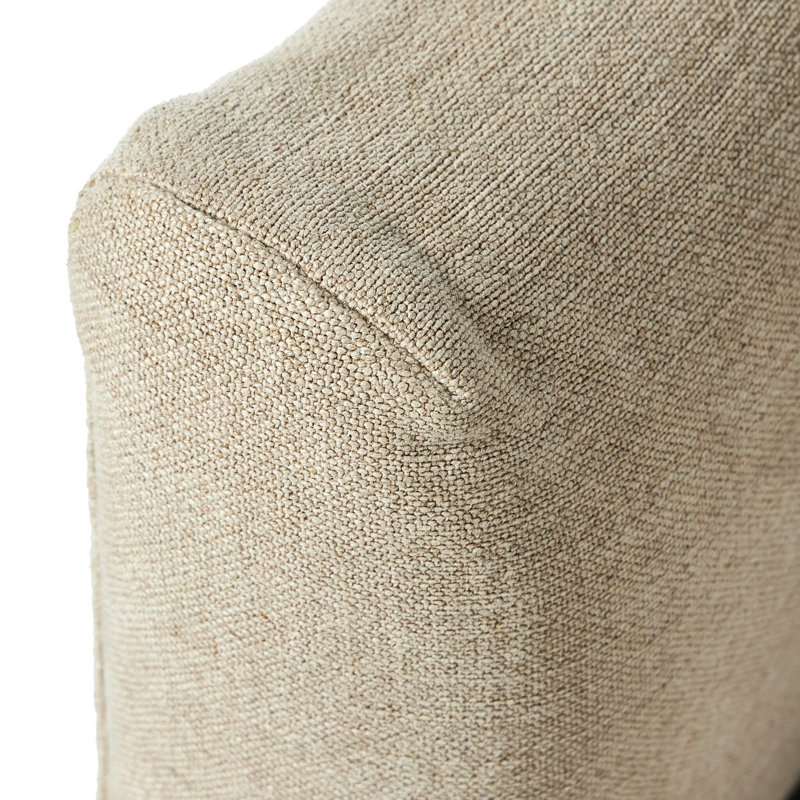 Lowell Slipcover Swivel Chair, Cream Linen