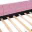 Lit de jour ergonomique simple en rose avec 2 tiroirs pour la chambre à coucher 3 - 4 et une chaleur douillette-1155963295