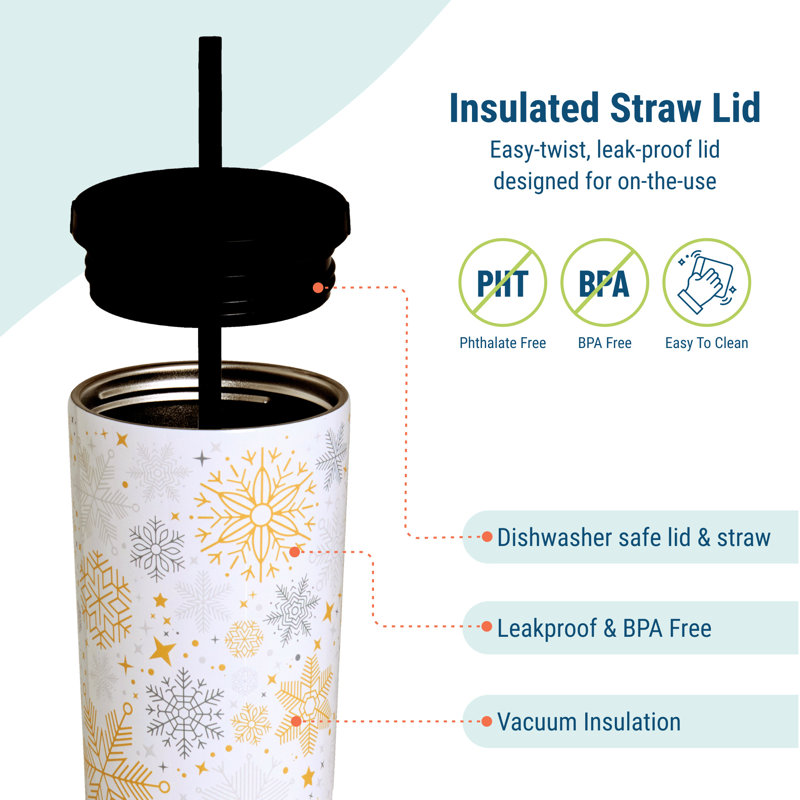 Gobelet Snow Flakes - 24 oz