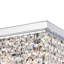 Plafonnier encastré 4 lumières 11,8 po Homburg-22482931