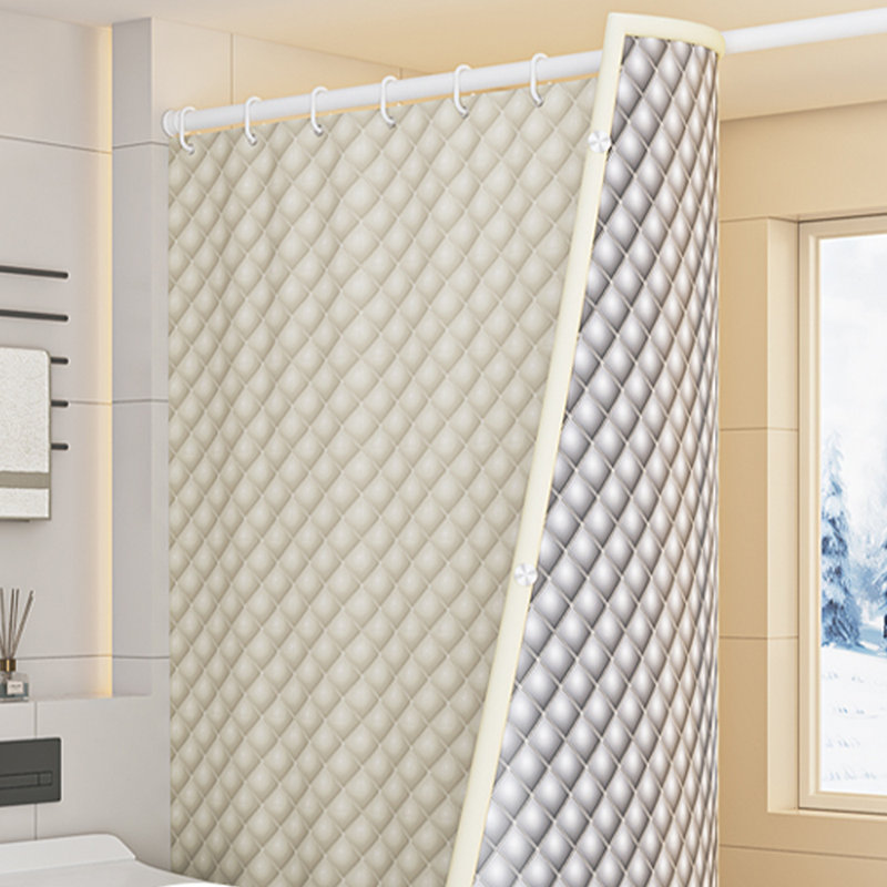 Rideau de douche en polyester, H 71 po x l 71 po