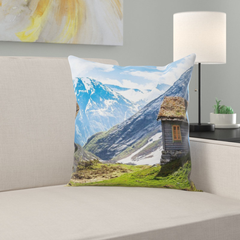 Microsuede Throw Pillow