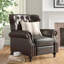 Fauteuil inclinable par pression