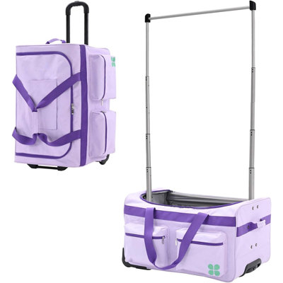 Foldable Dance Bag With Garment Rack, Rolling Garment Bag -  ShangQuan WuLiu, I1600146-CP-LTH01