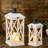 Berau 24'' H Wood Tabletop Lantern