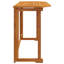 Table de bistro d'extérieur pliable brun