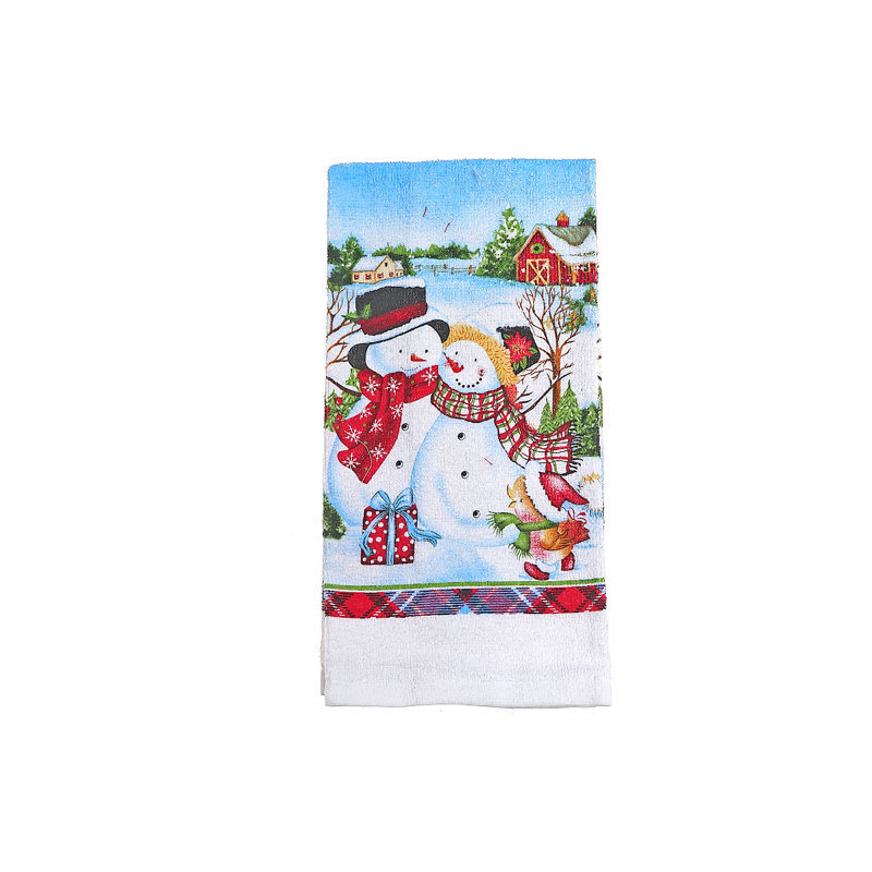 Torchon Snowman Couple