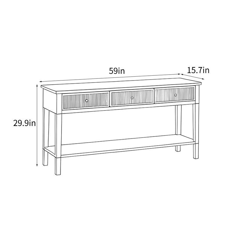 Console American Country, Brun