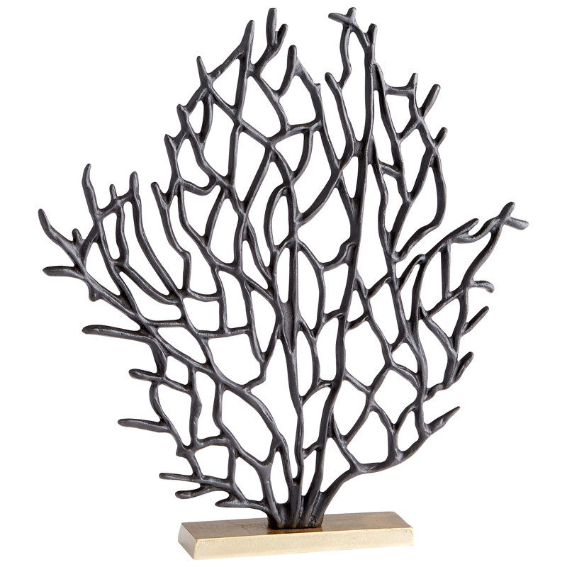 Bonzai Sculpture, 16.75" H x 15.75" W x 2.75" D