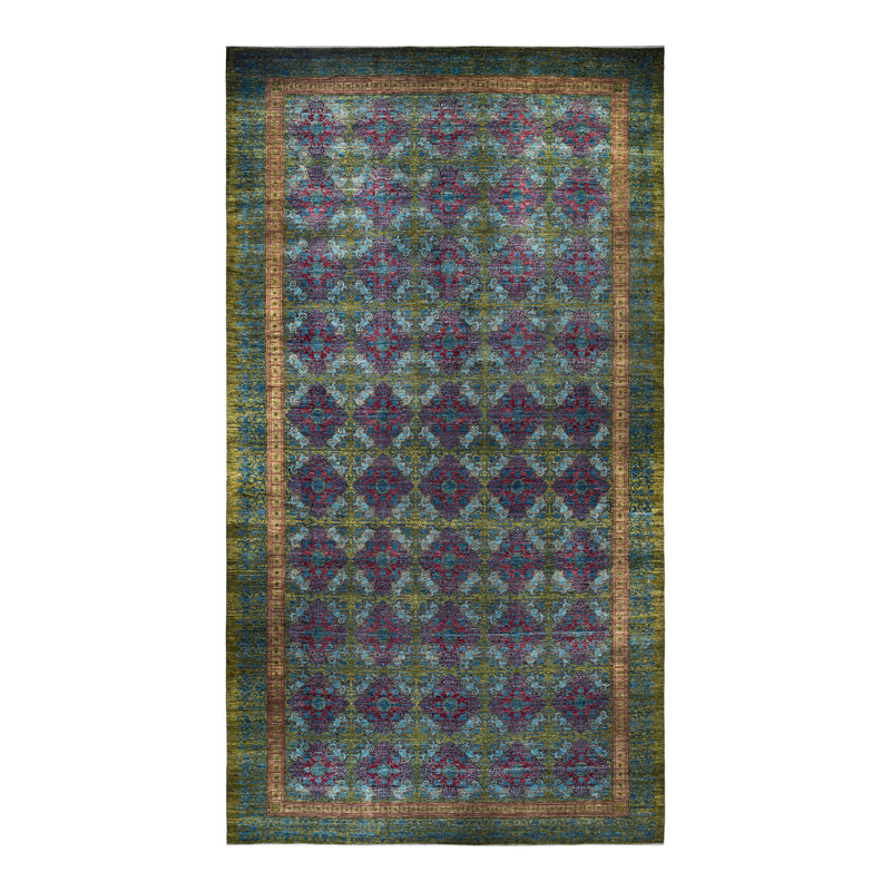 Suzani One-of-a-Kind 22' 6" X 12' 2" Hand Knotted Area Rug