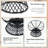 Hubhalsun 360° Swivel Papasan Chair, Round Wicker Papasan Chair with Thick Cushion, 350 lbs Capacity Indoor/Outdoor Papasan Chair for Patio, Living Room, Bedroom-1229957489