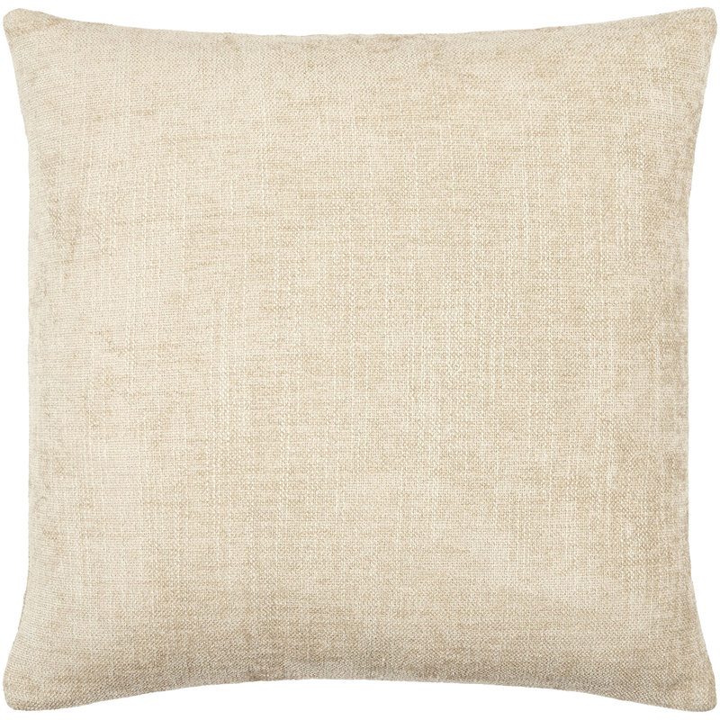Puako Accent Pillow, H 18 po x l 18 po, Crème, Mélange de duvet