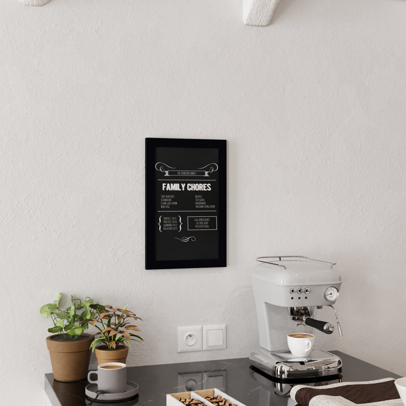 Tableaux magnétiques muraux Millworks, Noir rustique