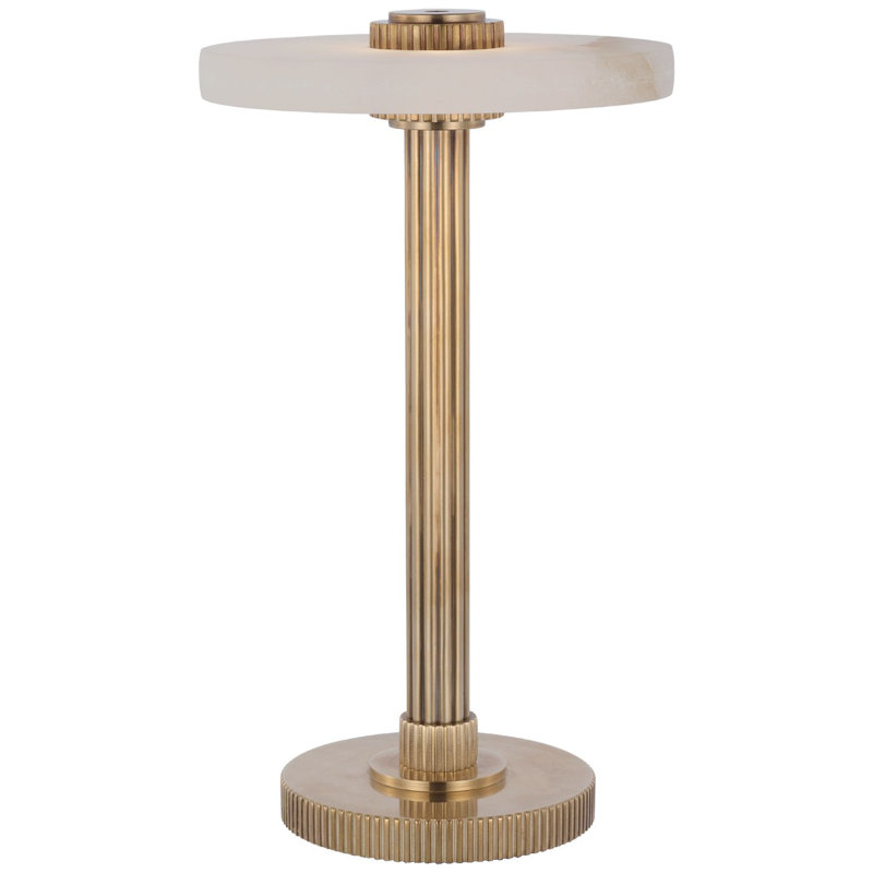 Aran LED Table Lamp, Hand-Rubbed Antique Brass