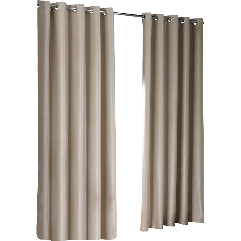 Kalyn Blackout Curtain, Taupe, 117 W x 229 D cm